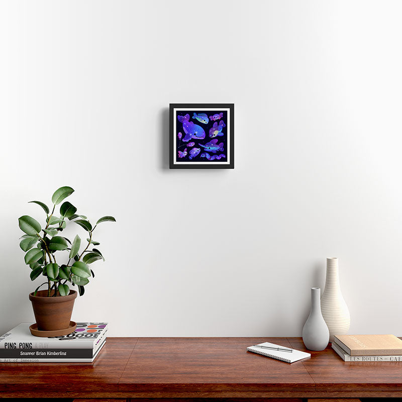Ocean constellations Framed Art Print Gallery Image 2