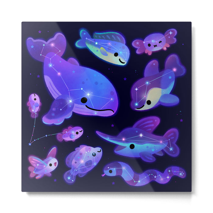 Ocean constellations Metal Print Gallery Image 1