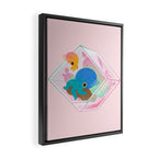 Ocean terrarium - Bobtail squids Framed Canvas Print Gallery Image 2