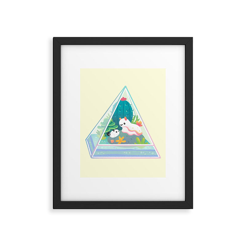 Ocean terrarium - Sea slug Framed Art Print Gallery Image 6