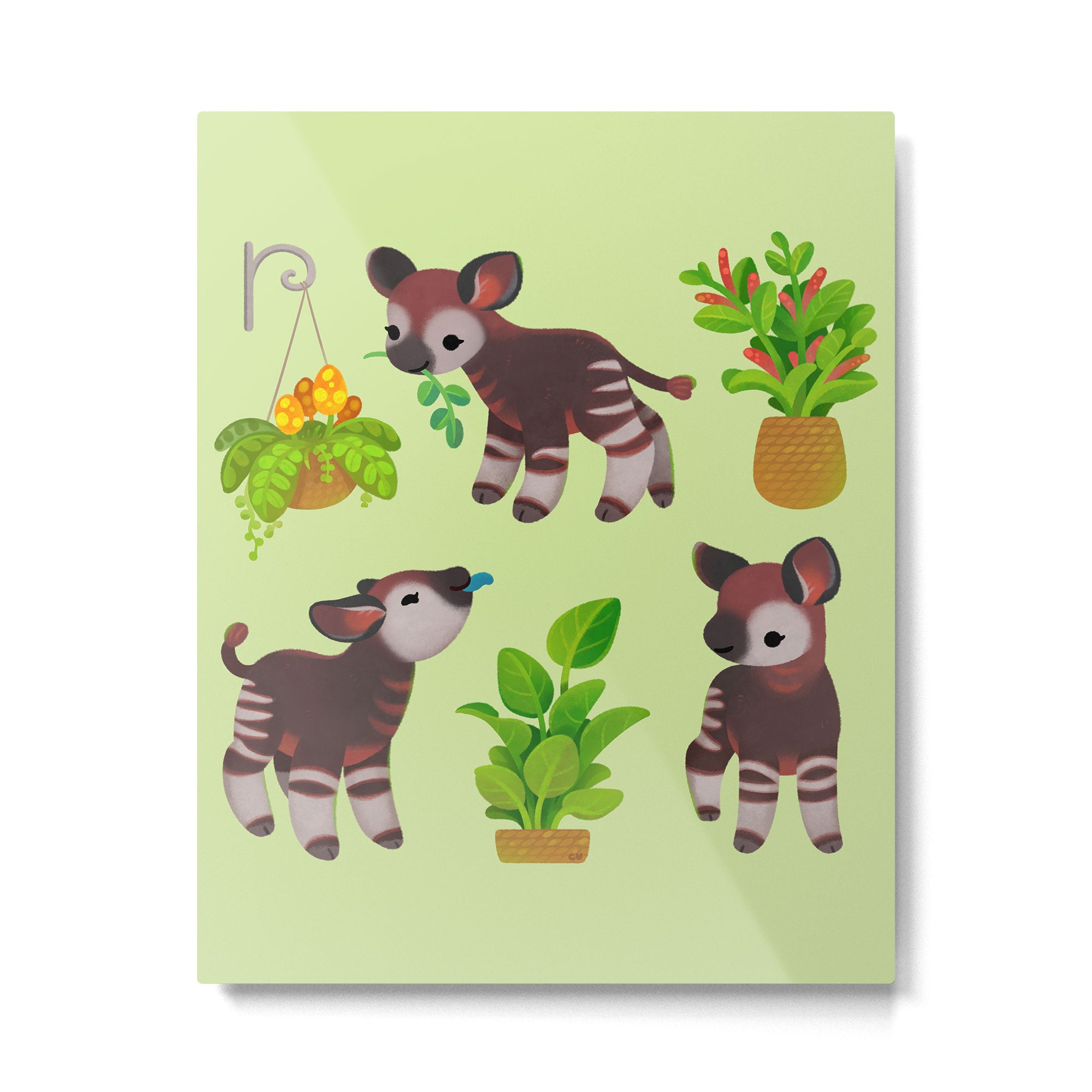 Okapi Metal Print Gallery Image 6