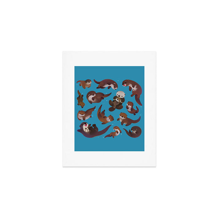 Otter Art Print Gallery Image 1