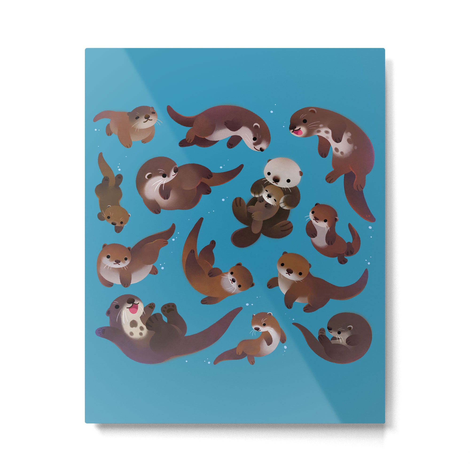 Otter Metal Print Gallery Image 6