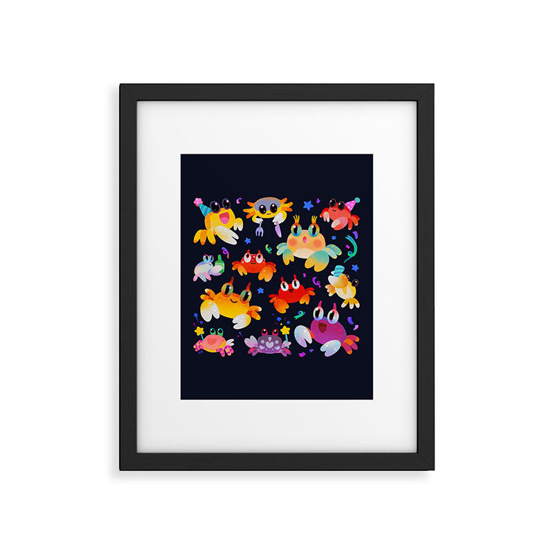 Party crab Framed Art Print Gallery Image 6