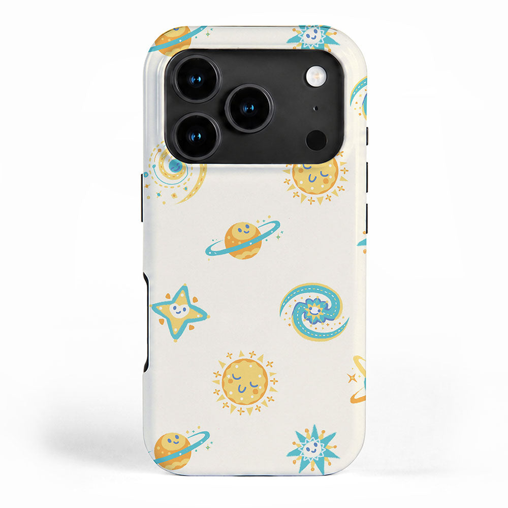 Pastel space pattern iPhone Case Gallery Image 1