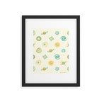 Pastel space pattern Framed Art Print Gallery Image 6