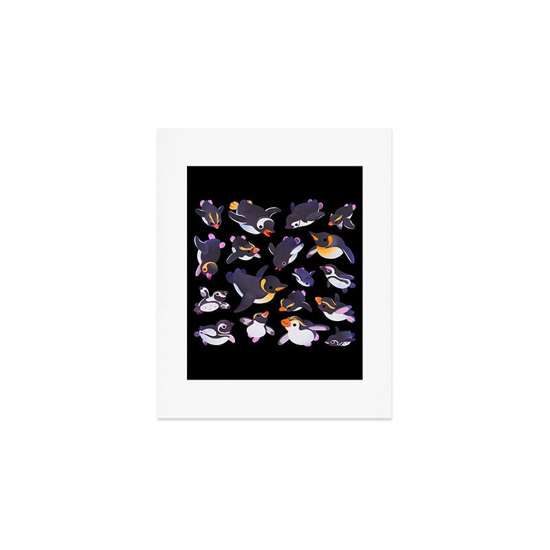 Penguin day - Name /dark Art Print Gallery Image 1