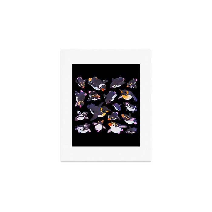 Penguin day - Name /dark Art Print Gallery Image 1
