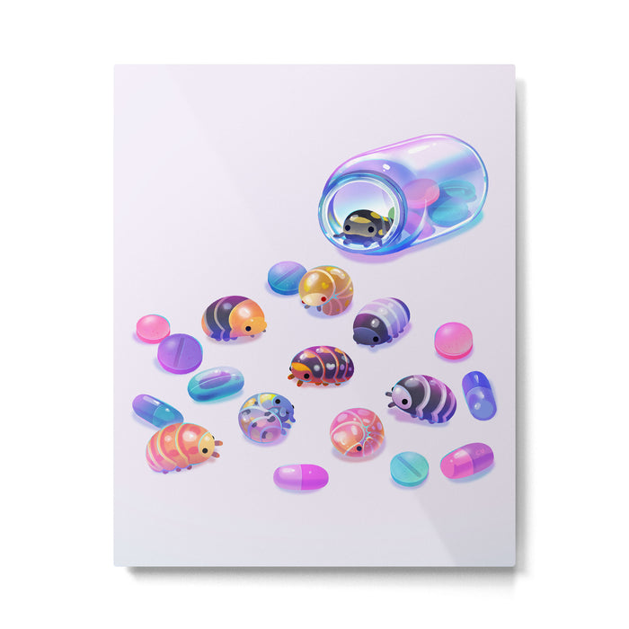 Pill bugs  Metal Print Gallery Image 1