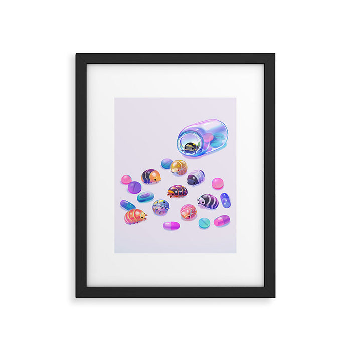 Pill bugs  Framed Art Print Gallery Image 1
