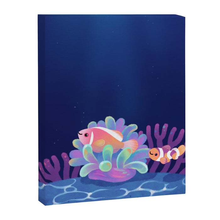 Pink skunk clownfish Canvas Print Gallery Image 1