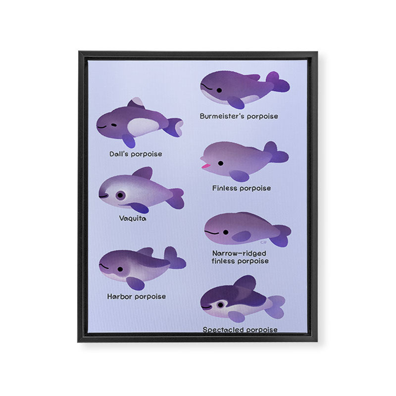 Porpoise Day Framed Canvas Print Gallery Image 6