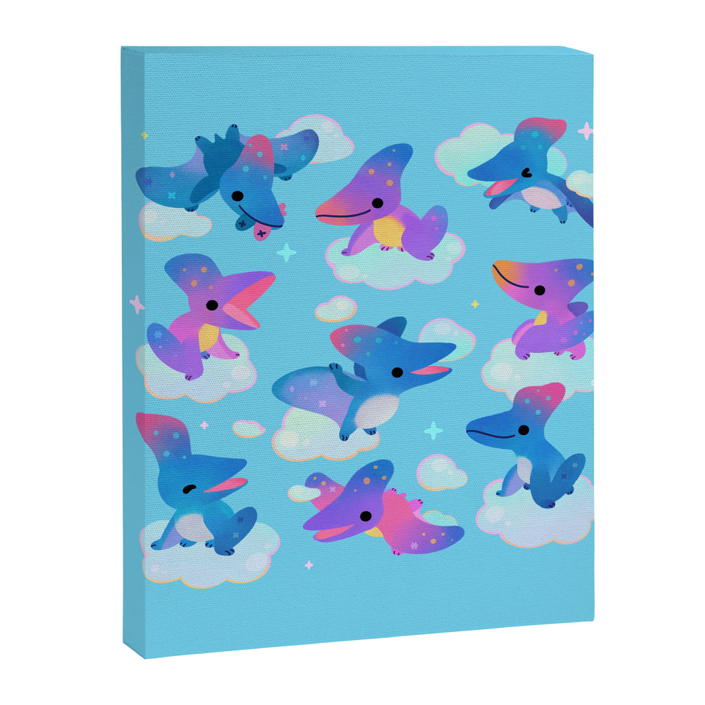 Pteranodon in the blue sky Canvas Print Gallery Image 8