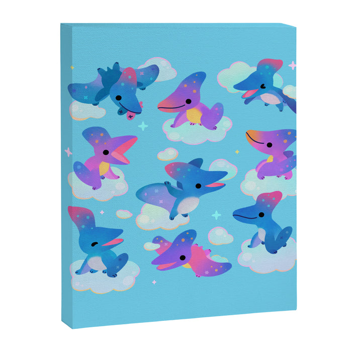 Pteranodon in the blue sky Canvas Print Gallery Image 1