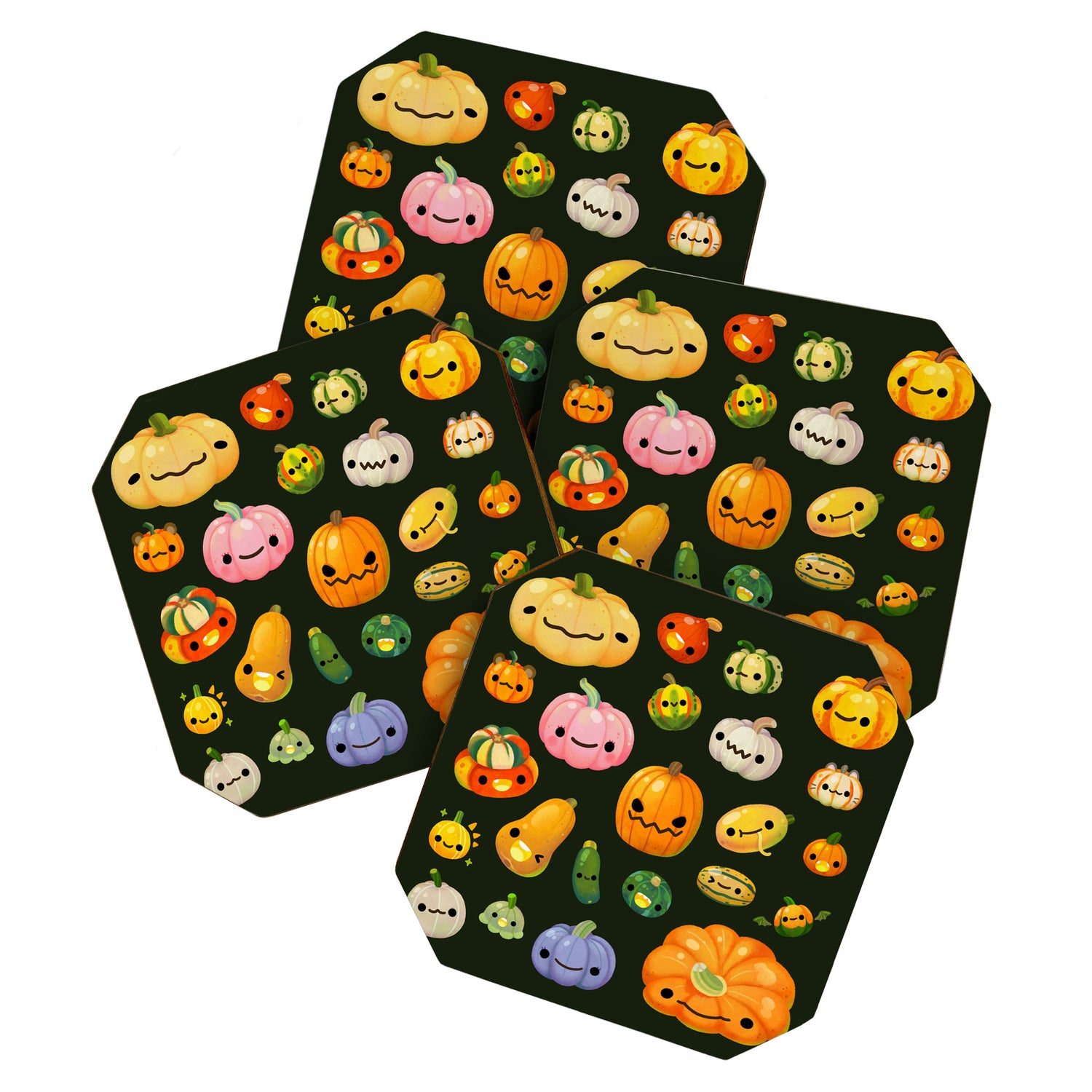 Pumpkin and squash Coaster Gallery Image 1