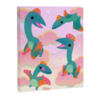 Quetzalcoatlus in the pink sky Canvas Print Gallery Image 6