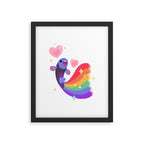 Rainbow guppy 6 Framed Art Print Gallery Image 5