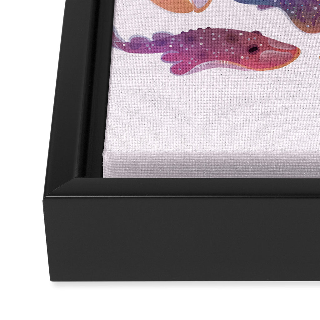 Ray day 1 - bright Framed Canvas Print Gallery Image 3