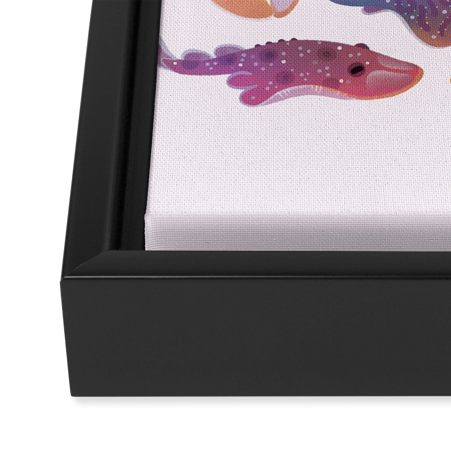Ray day 1 - bright Framed Canvas Print Gallery Image 3