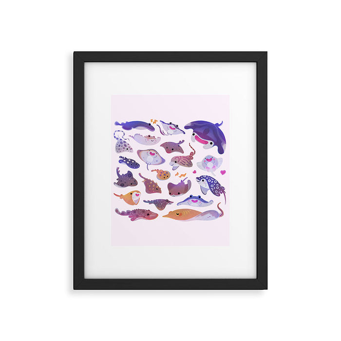 Ray day 1 - bright Framed Art Print Gallery Image 1