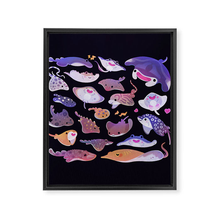 Ray day 1 Framed Canvas Print Gallery Image 1