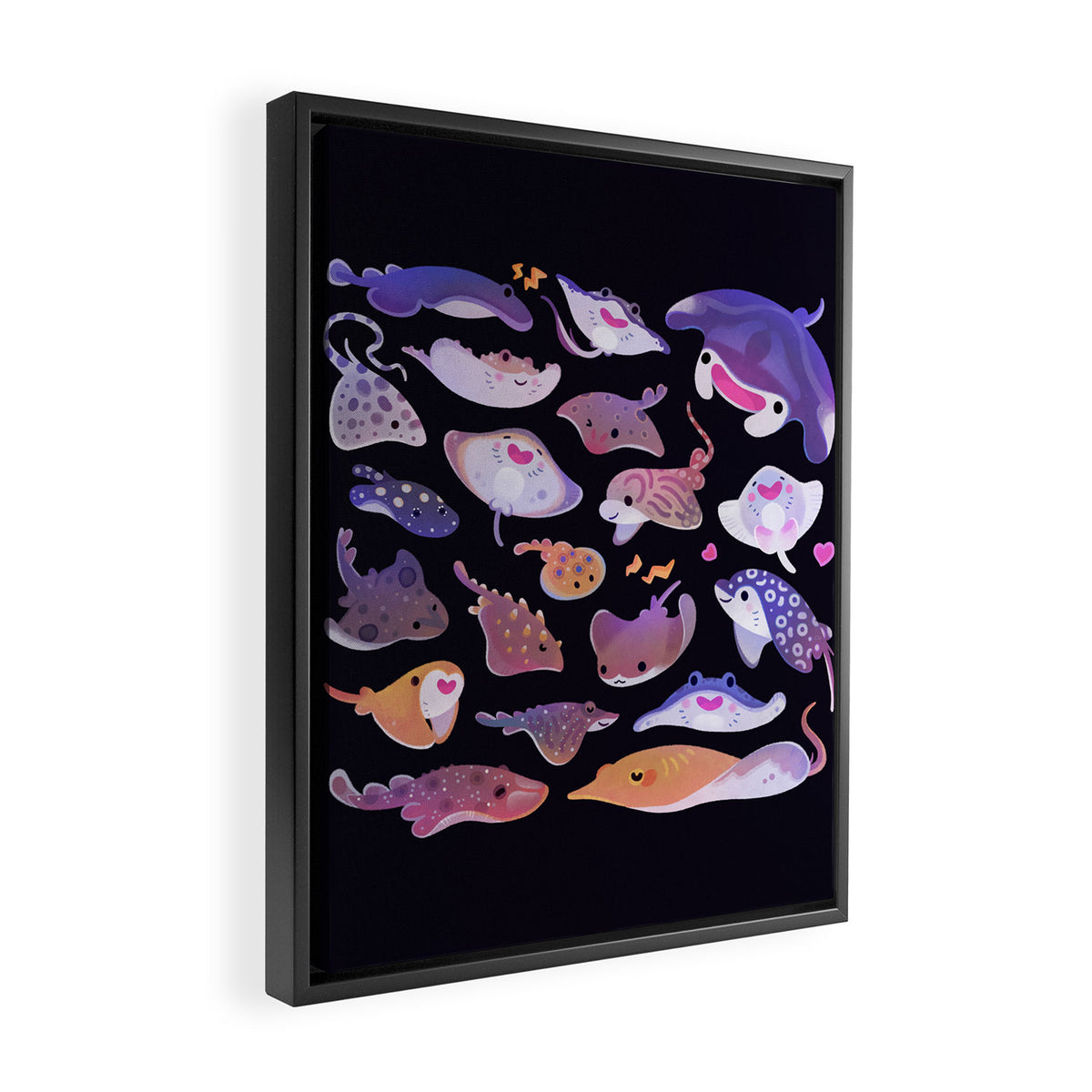 Ray day 1 Framed Canvas Print Gallery Image 2