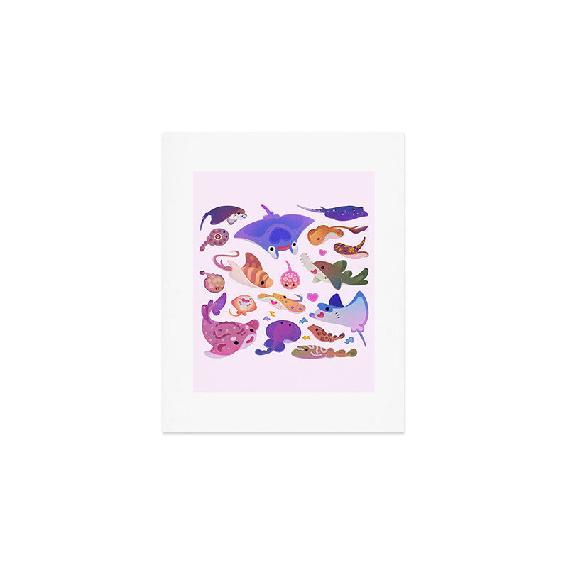 Ray day 2 - pastel Art Print Gallery Image 1