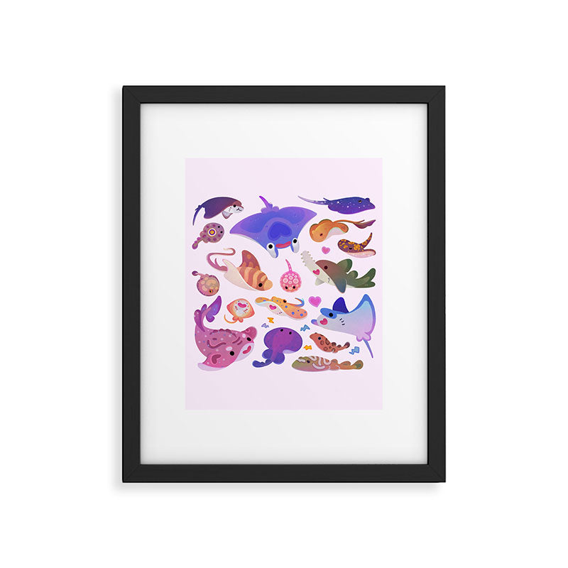 Ray day 2 - pastel Framed Art Print Gallery Image 6