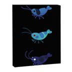 Red and blue shrimp Canvas Print Gallery Image 6