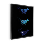 Red and blue shrimp Framed Canvas Print Gallery Image 2