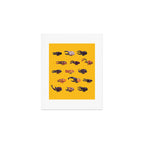 Rhino and Stag Art Print Gallery Image 1