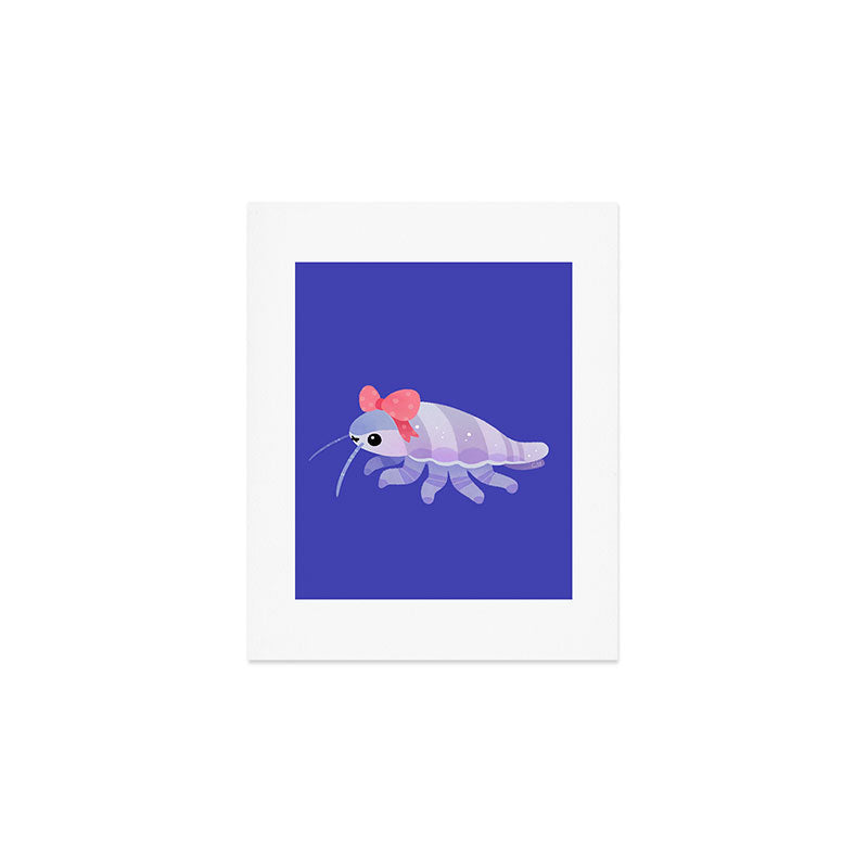 Ribbon giant isopod Art Print Gallery Image 1