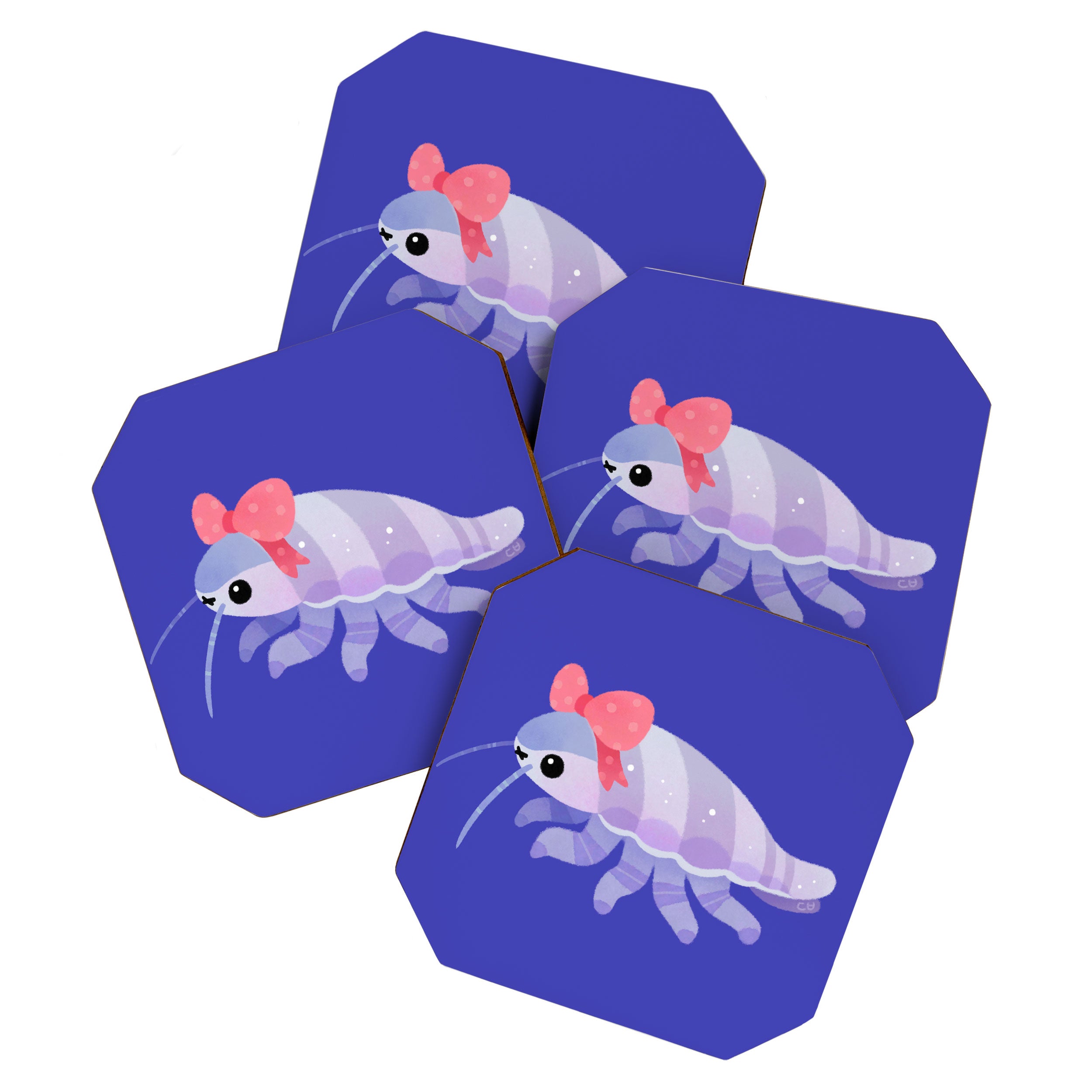 Ribbon giant isopod Coaster Gallery Image 1