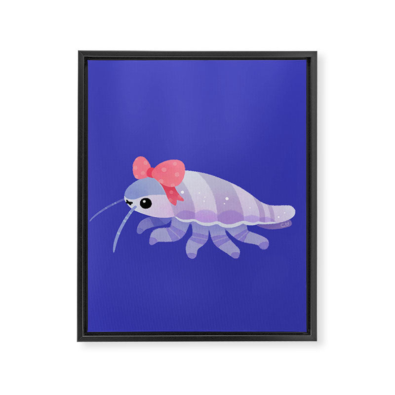 Ribbon giant isopod Framed Canvas Print Gallery Image 8