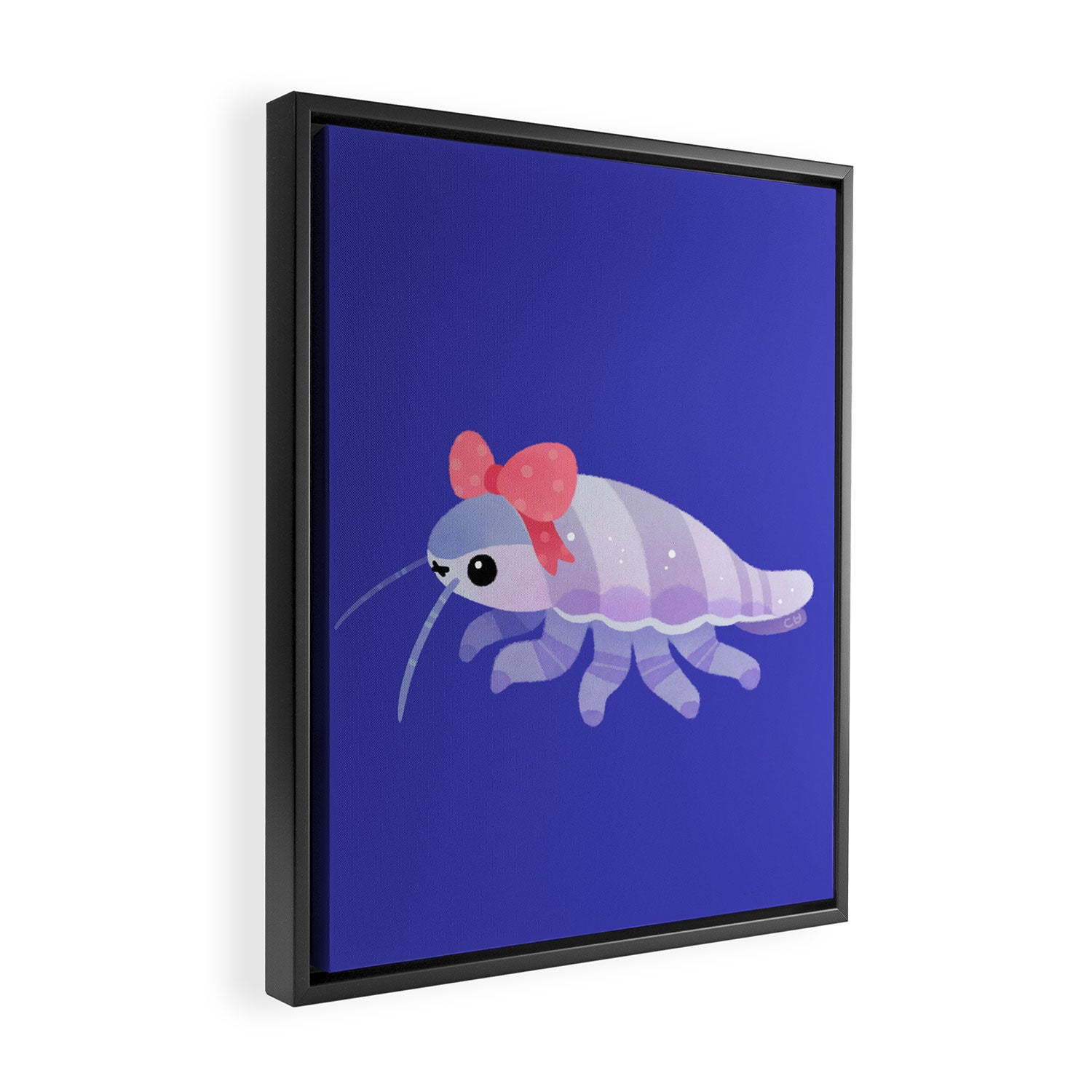 Ribbon giant isopod Framed Canvas Print Gallery Image 2
