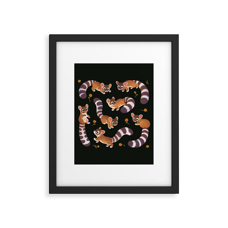 Ringtail - dark Framed Art Print Gallery Image 6