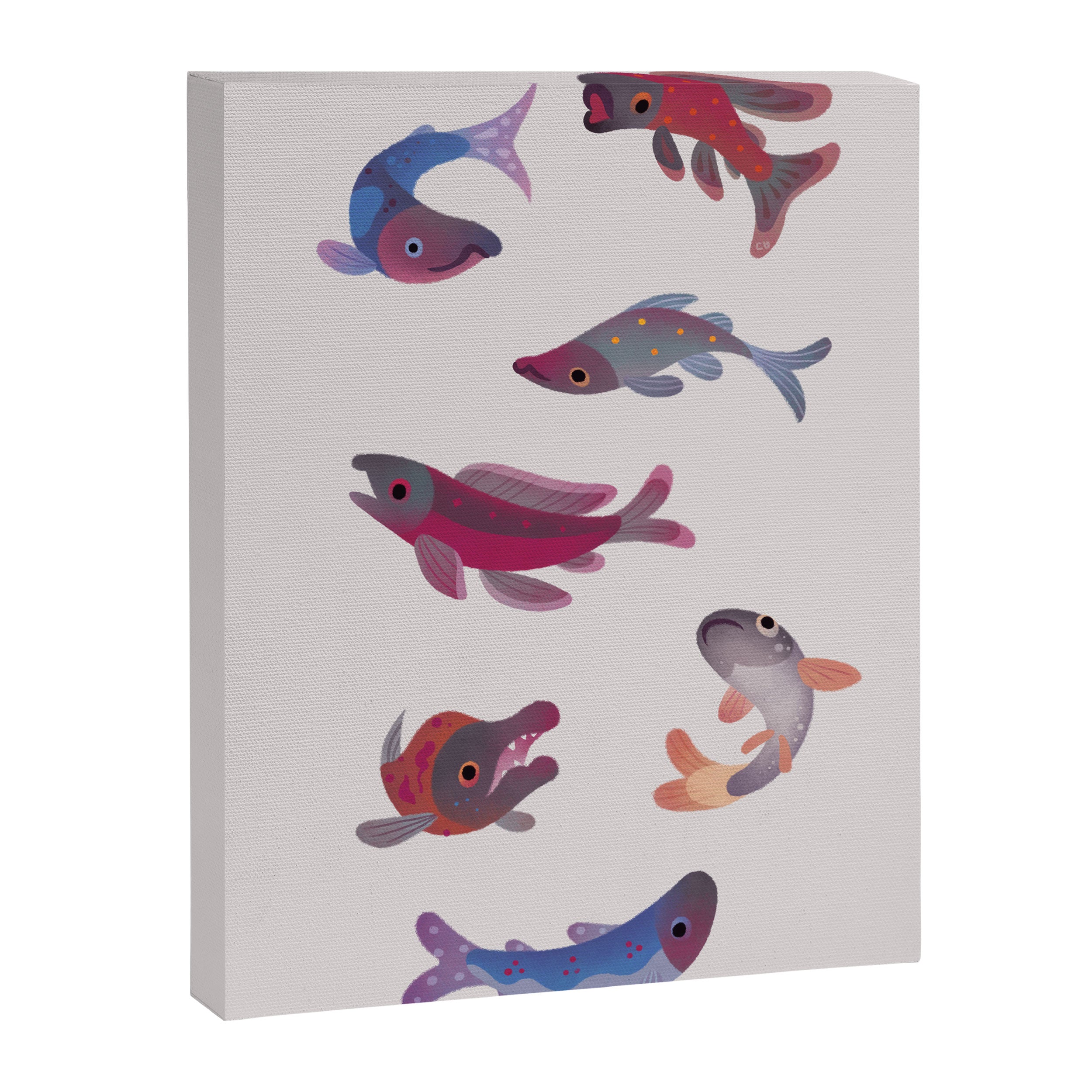 Salmon Canvas Print Gallery Image 6