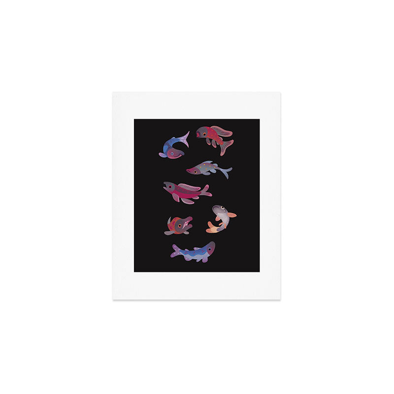 Salmon - dark Art Print Gallery Image 1