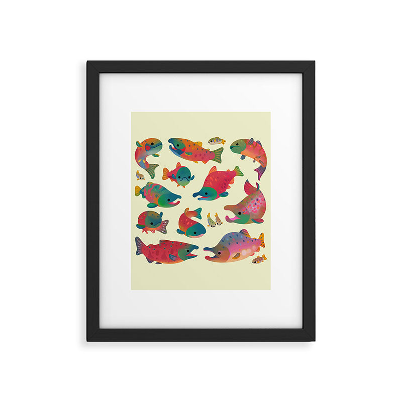 Salmon day Framed Art Print Gallery Image 6
