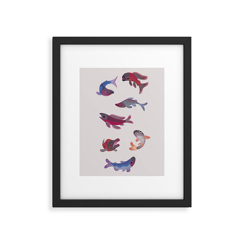 Salmon Framed Art Print Gallery Image 5