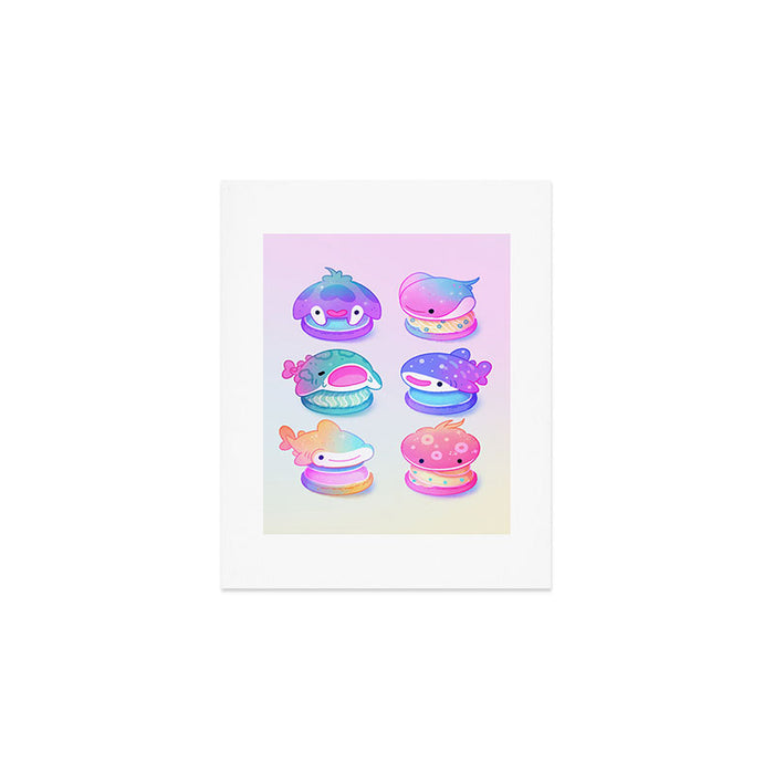 Sea macaron Art Print Gallery Image 1