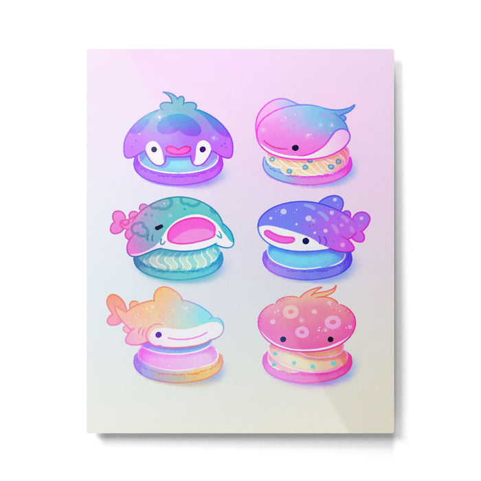 Sea macaron Metal Print Gallery Image 1