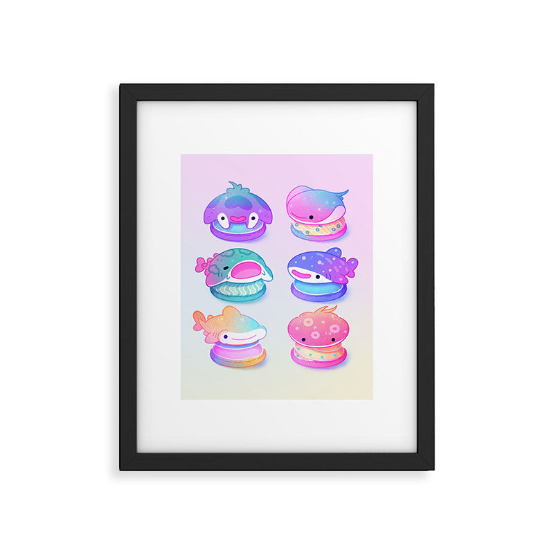 Sea macaron Framed Art Print Gallery Image 6