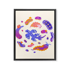 sea slug - pastel Framed Canvas Print Gallery Image 8