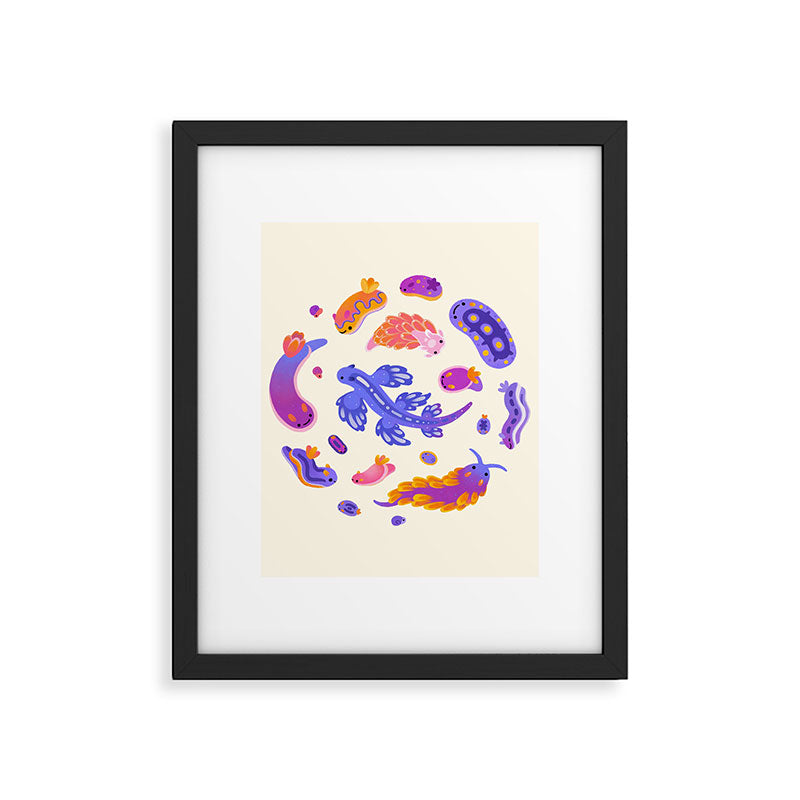 sea slug - pastel Framed Art Print Gallery Image 6