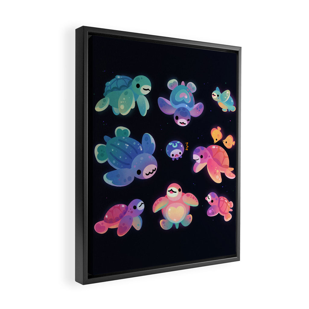 Sea turtle Framed Canvas Print Gallery Image 2