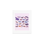 Shark day - pastel Art Print Gallery Image 1