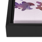 Shark day2 - bright Framed Canvas Print Gallery Image 3