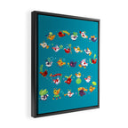 Shrimp march Framed Canvas Print Gallery Image 2