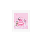 Shy Shrimp - Birthday Cake Art Print Gallery Image 1